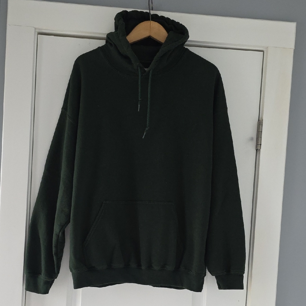 PrettyLittleThing Forest Green Pullover Hoodie